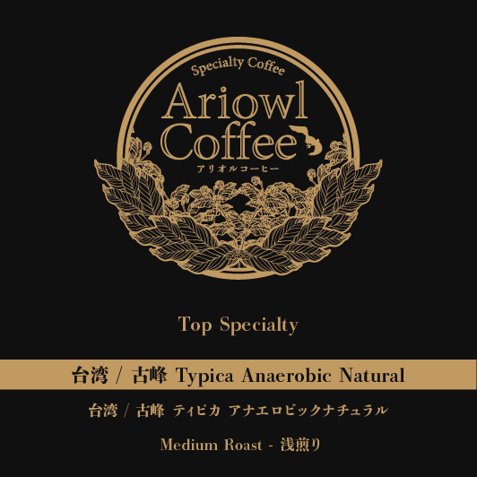台湾 / 古峰 Typica Anaerobic Natural 浅煎り